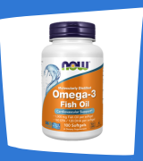 NOW社　オメガ3フィッシュオイル1000mg